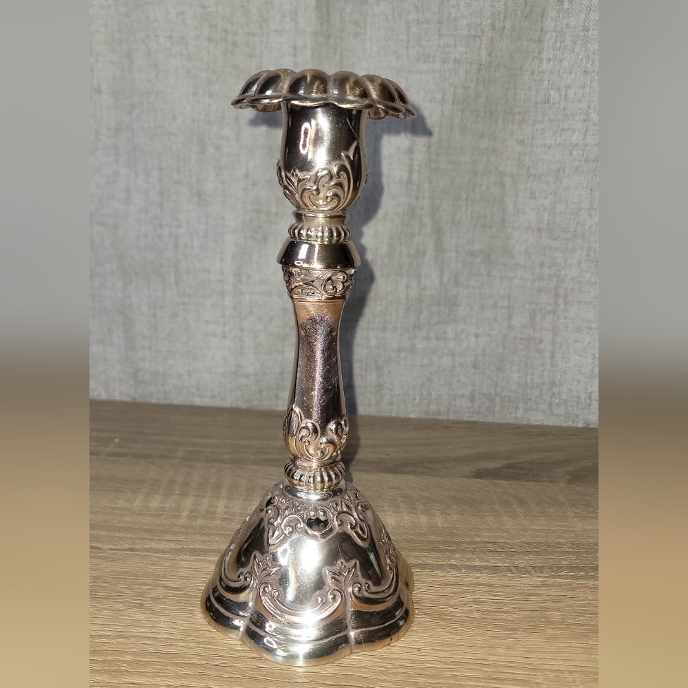 Brighton Ornate Silver-Tone Decorative Candle Holder Cinderella - Picture 8 of 9